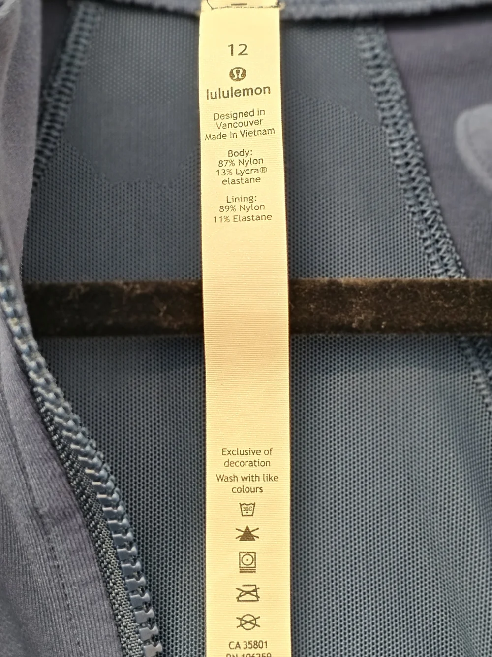 lululemon athletica Define Jacket luon midnight navy size 12